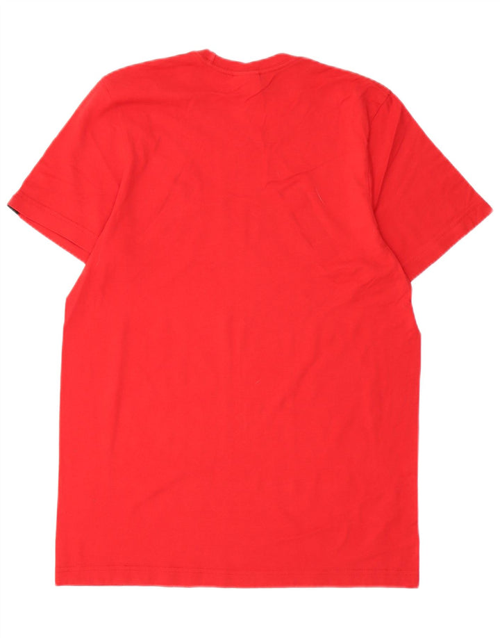T-shirt grafica da uomo ADIDAS Top piccola rossa in cotone