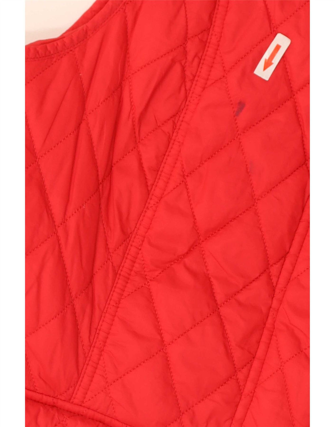 Gilet trapuntato da donna Barbour UK 14 Large rosso in poliammide