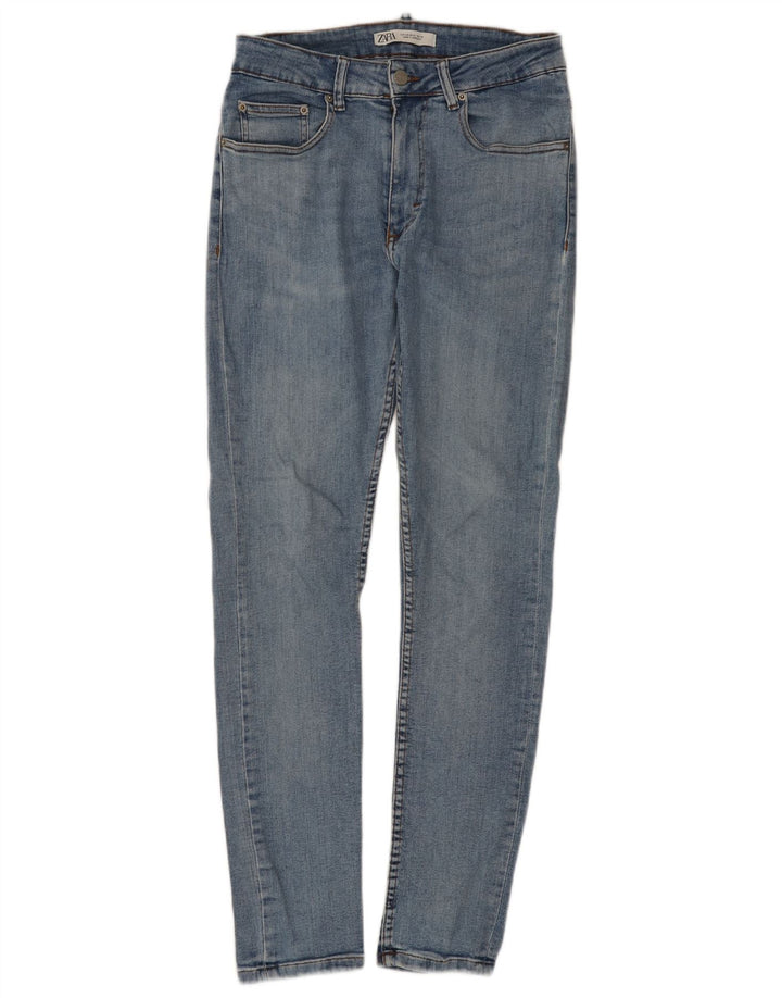 Jeans slim da uomo Zara EU 40 medio W31 L30 cotone blu
