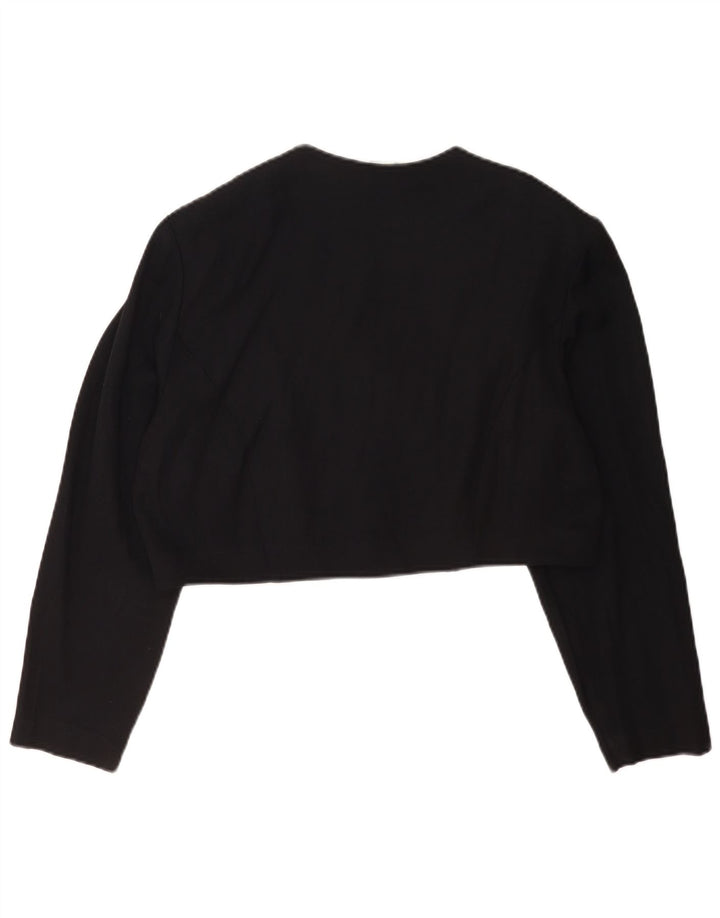 Giacca Bolero da donna R&M Richards UK 14 Medium Black Rayon
