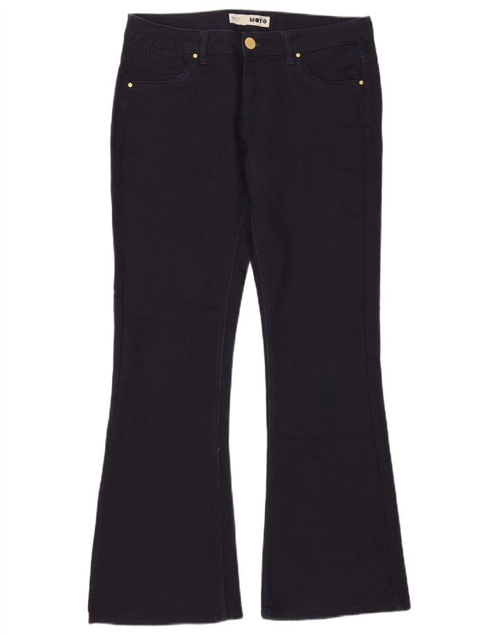 Jeans svasati da donna Topshop W30 L30 cotone blu navy