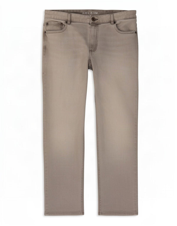 Marks & Spencer Womens Regular Cropped Jeans UK 12 Medium W30 L25 Grey