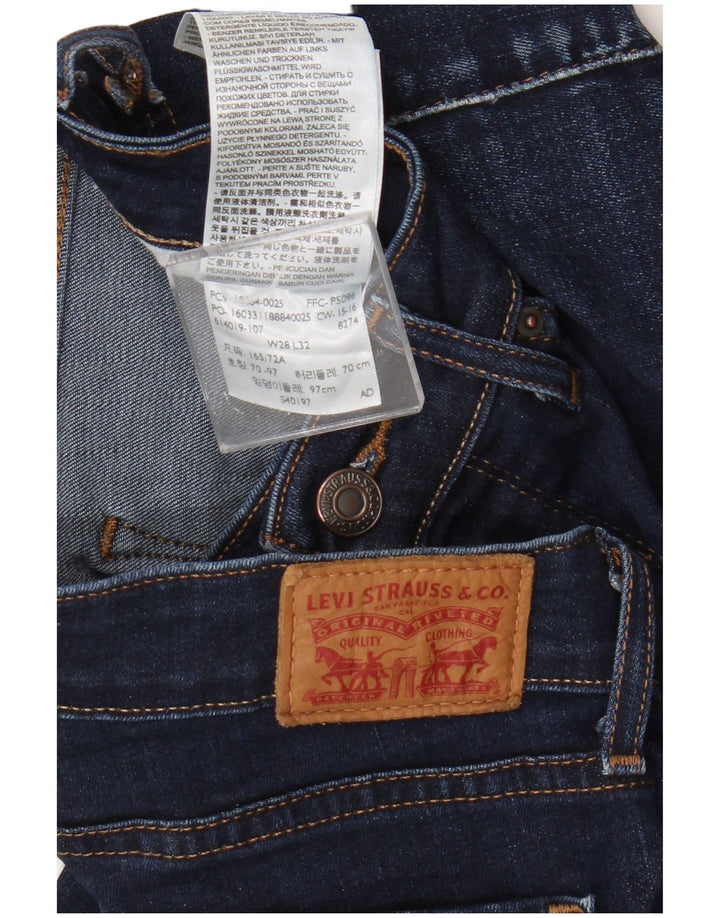 Jeans Levi's da donna 712 slim W28 L27 cotone blu navy