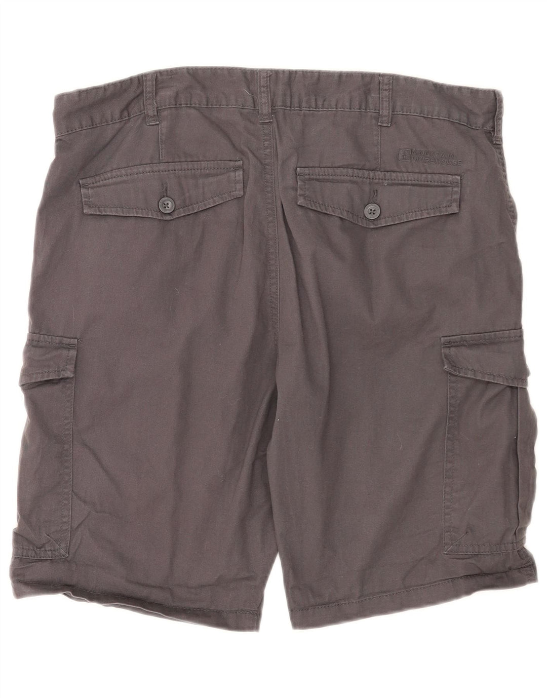 Pantaloncini cargo da uomo Mountain Warehouse W36 Large in cotone grigio