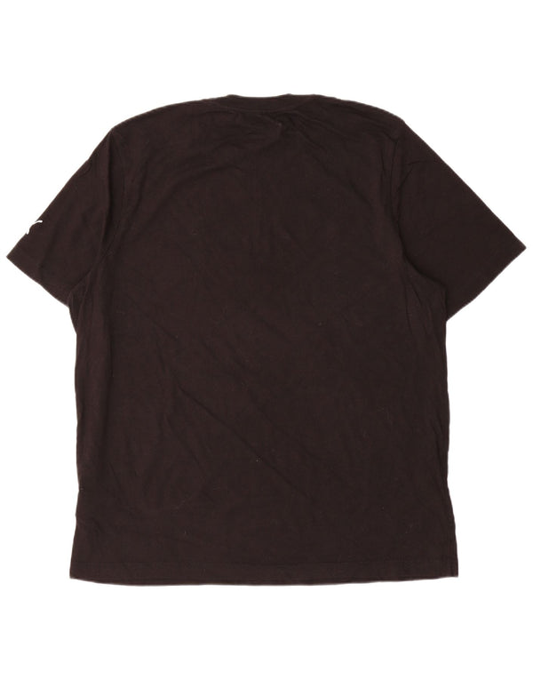 T-shirt grafica da uomo PUMA Top XL in cotone nero