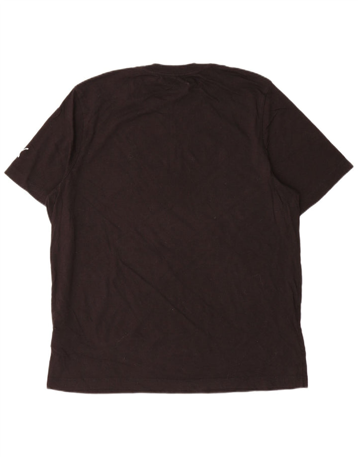 T-shirt grafica da uomo PUMA Top XL in cotone nero