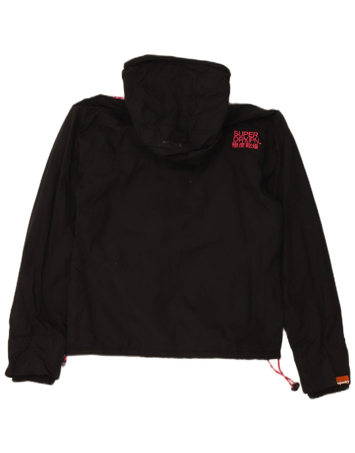 Giacca a vento da donna The Windcheater SUPERDRY UK 14 grande nera
