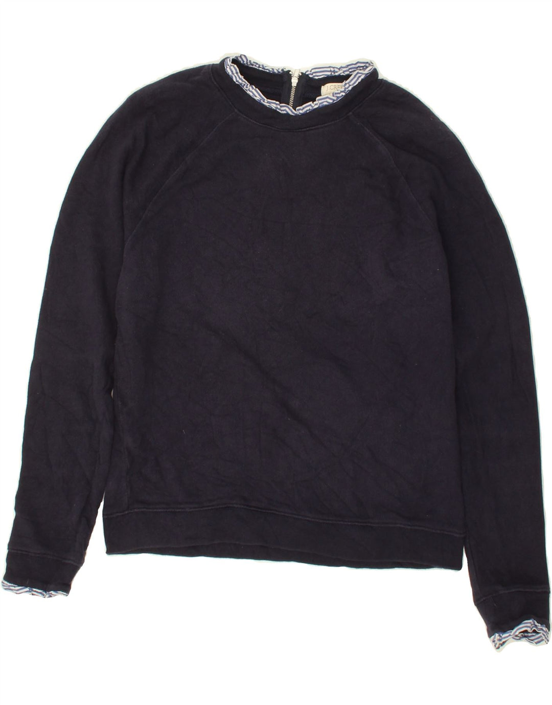 J. CREW Womens Sweatshirt Jumper UK 6 XS Navy Blue Vintage J. Crew and Second-Hand J. Crew from Messina Hembry 