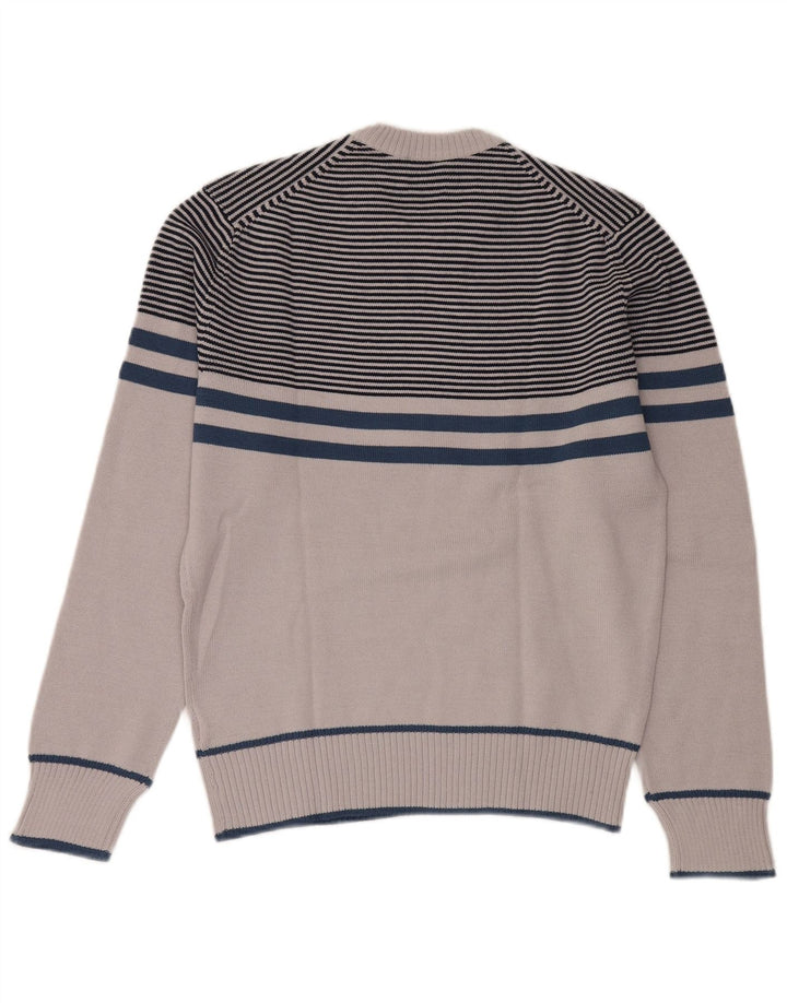 Maglione maglione girocollo da uomo Bleyle EU 50 Poliacrilico a righe grigio medio