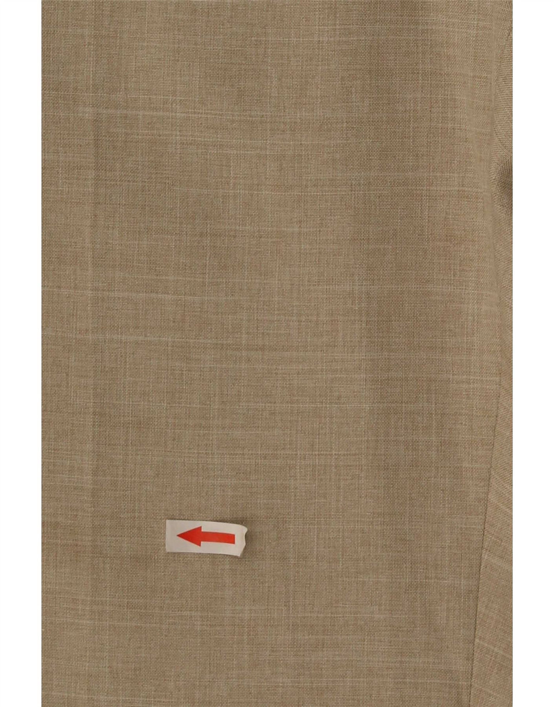 Pantaloni da abito dritti da uomo Marks & Spencer W32 L31 Poliestere beige