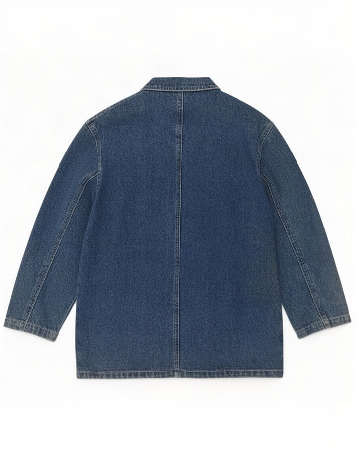 Giacca di jeans vintage da donna IT 42 Blu medio Cotone