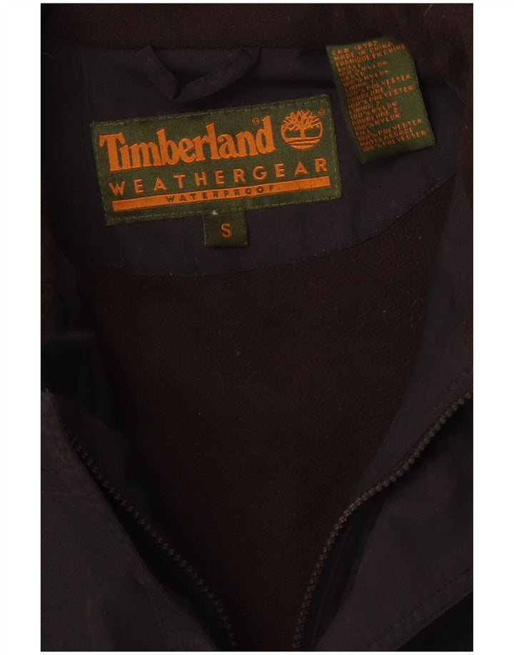 Giacca a vento da uomo vestibilità ampia TIMBERLAND UK 36 piccola in nylon nero