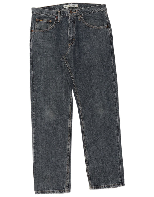Jeans dritti Lee da uomo vestibilità regolare W32 L30 cotone blu
