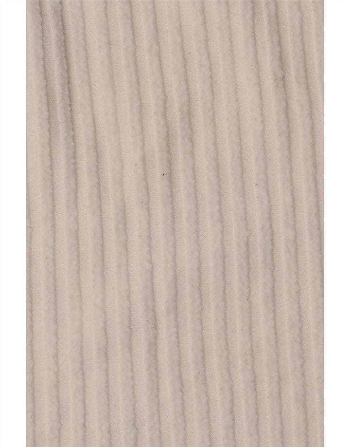 Top corto oversize da donna Zara a maniche lunghe UK 14 bianco medio