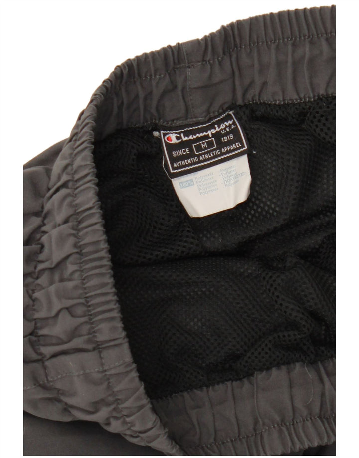 Pantaloni da tuta grafica da uomo Champion, poliestere nero medio