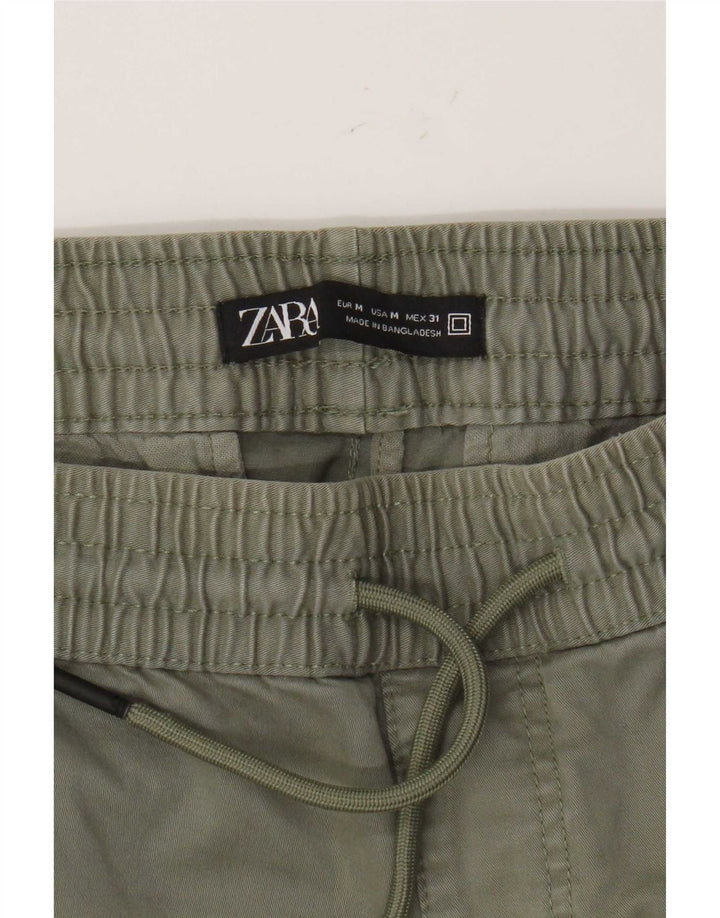 Pantaloni chino da jogging da uomo Zara medi W31 L27 kaki