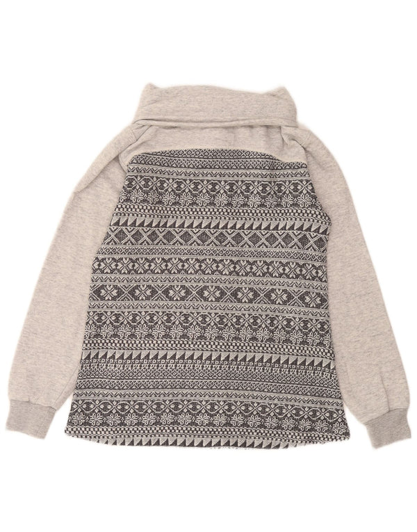 Giacca da tuta da donna Champion UK 14 Large Grigio Fair Isle Cotton