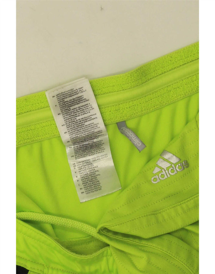 Pantaloncini sportivi Adidas Climacool da uomo di grandi dimensioni in poliestere verde