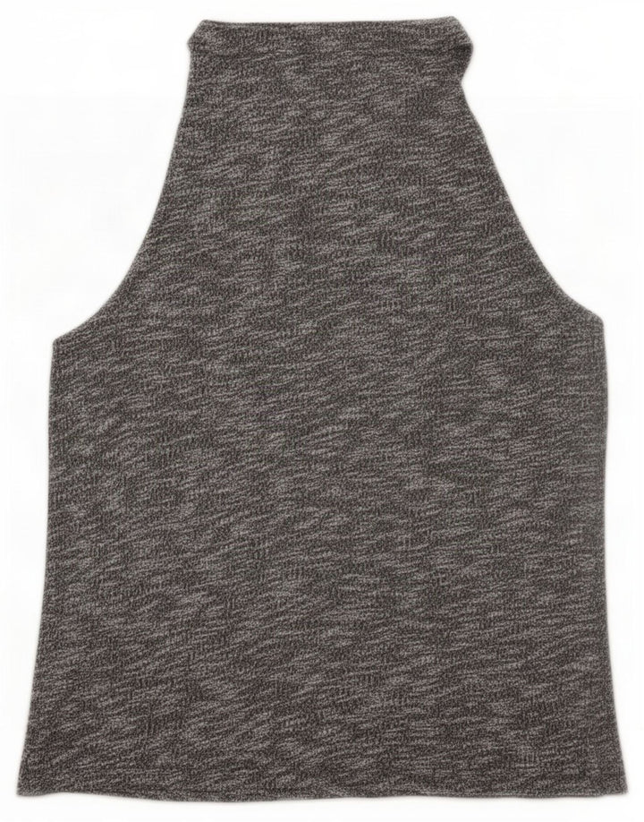 Canotta da donna Topshop UK 12 Poliestere screziato grigio medio