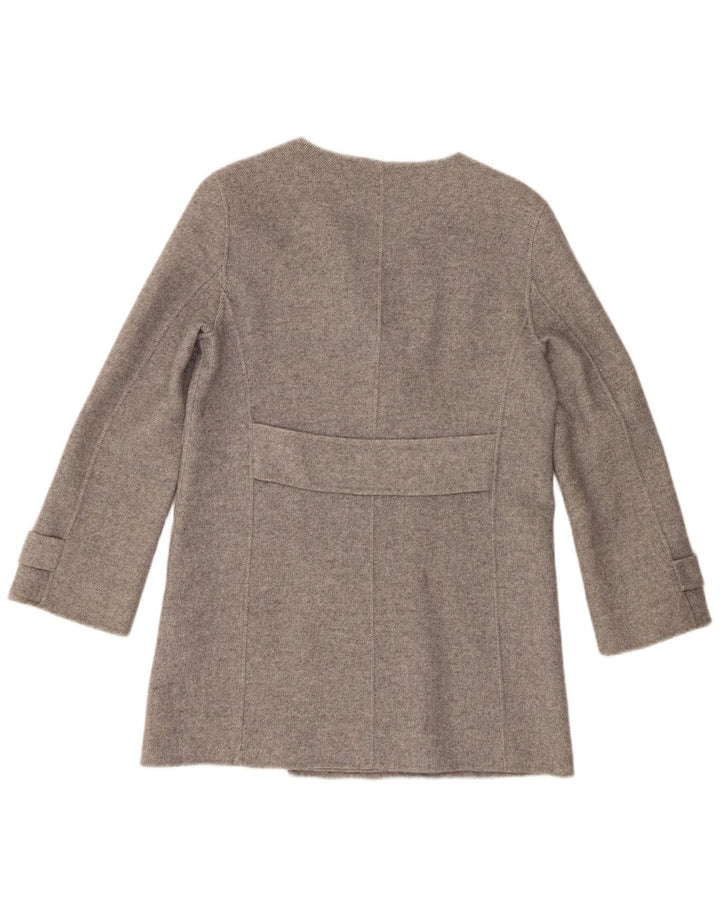 Cappotto doppiopetto da donna Zara UK 14 Lana grigio medio