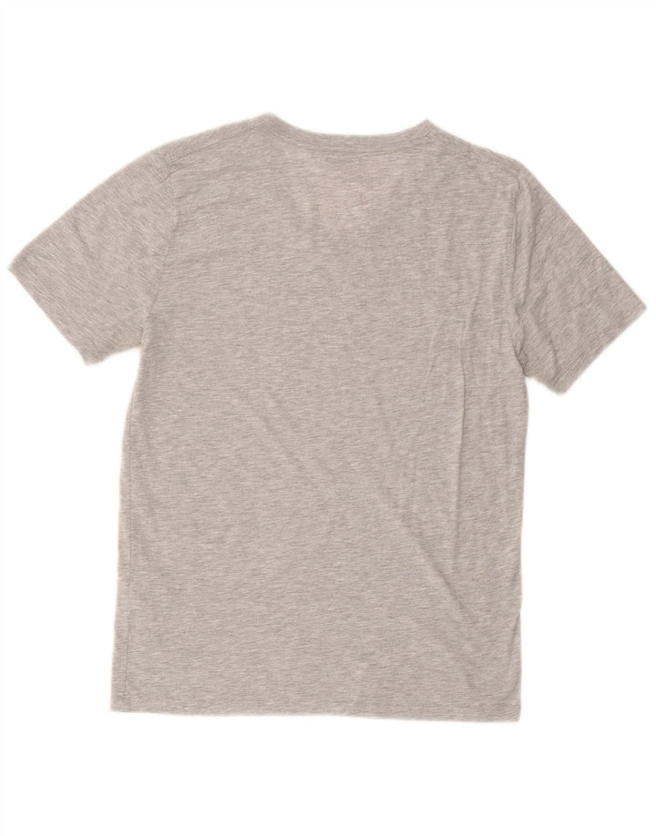 T-shirt da uomo Reiss Top Small in cotone chiazzato grigio