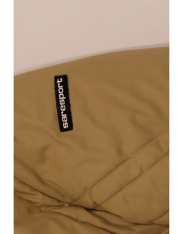 Giacca imbottita bomber da uomo vintage UK 38 Beige medio