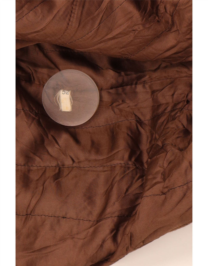 Giacca in pelle da uomo VINTAGE IT 52 XL Marrone