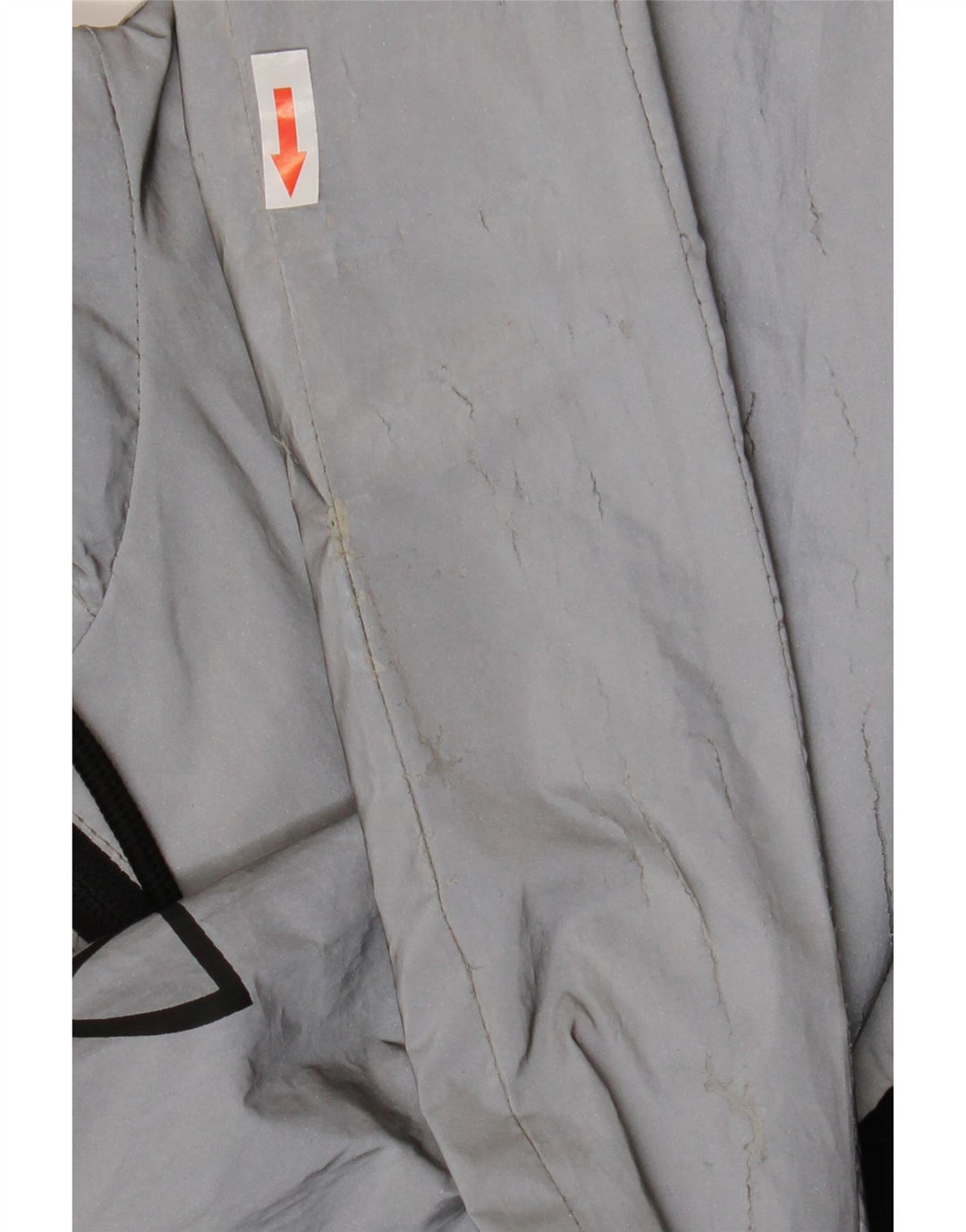 Ellesse Giacca antipioggia da uomo con cappuccio grafico UK 40 Large Black Colourblock