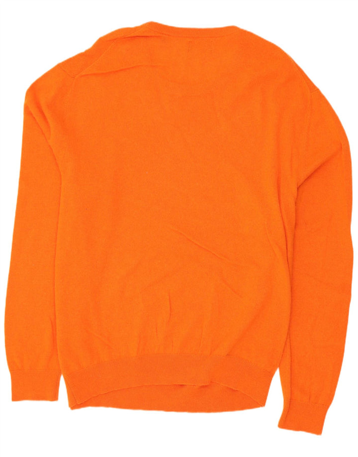 Maglione maglione girocollo da uomo Gant 4XL lana d'agnello arancione