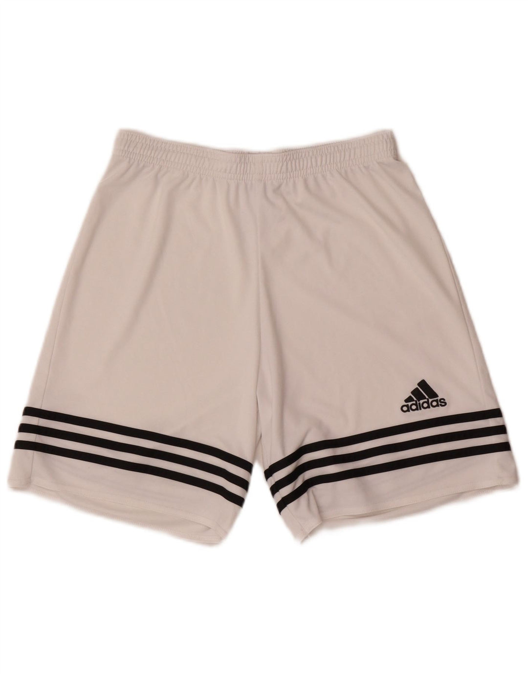 Pantaloncini sportivi Adidas Climalite da uomo piccoli in poliestere bianco