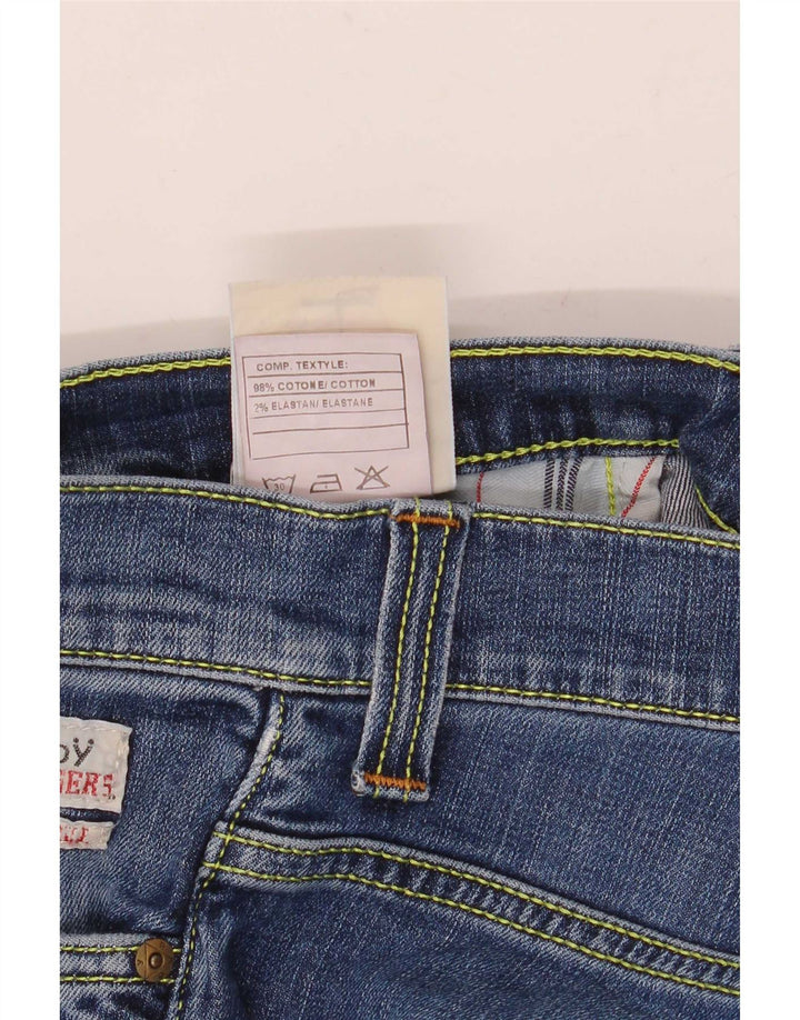 Jeans slim da donna Roy Rogers W30 L34 cotone blu