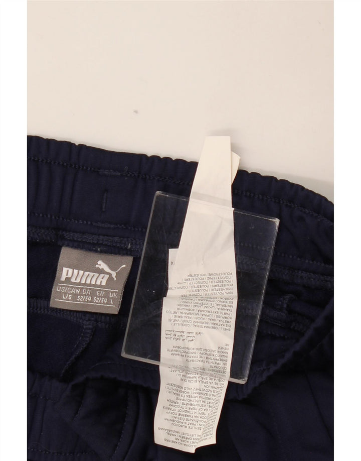 Pantaloni da tuta da uomo PUMA Joggers Large in poliestere blu navy