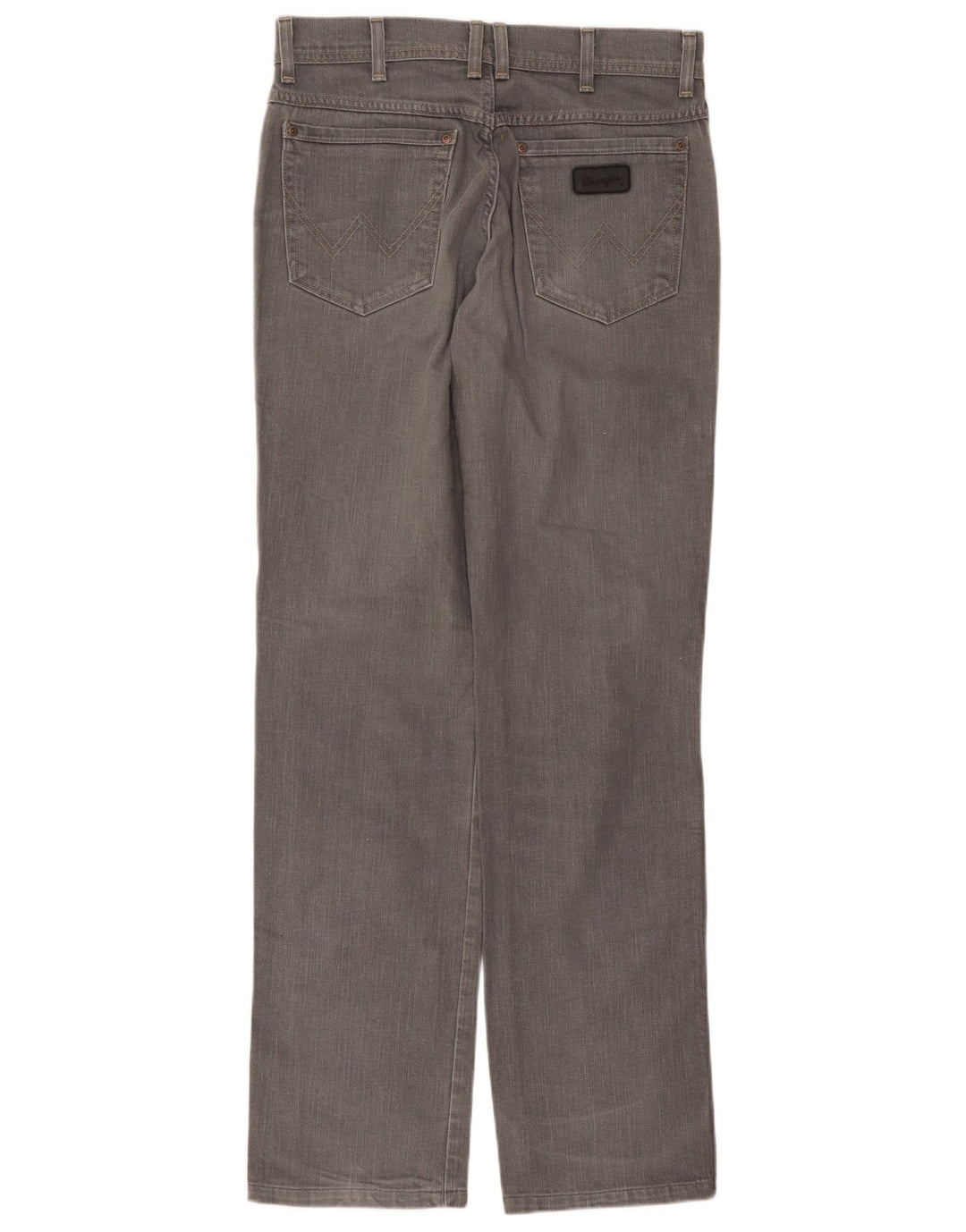 Jeans dritti elasticizzati Texas da uomo Wrangler W33 L36 cotone grigio