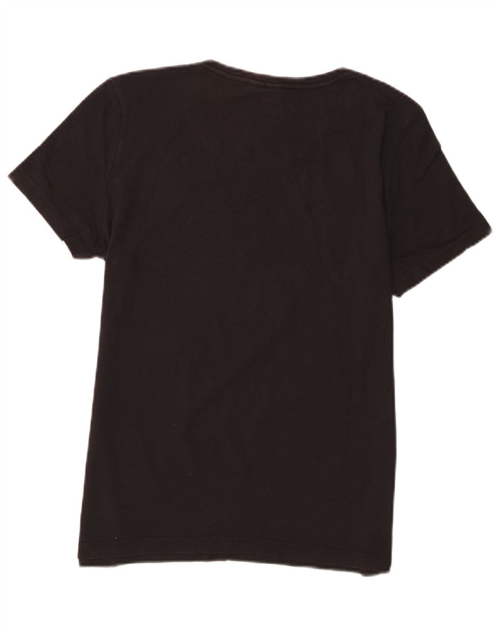T-shirt grafica da donna Adidas Top UK 12 media nera