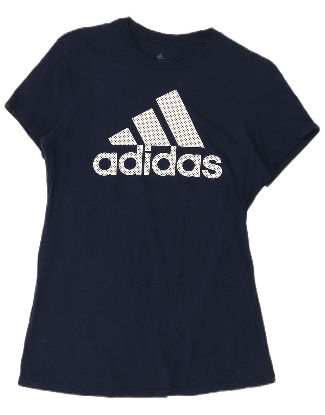 T-shirt grafica da donna Adidas Top UK 14 medio blu navy