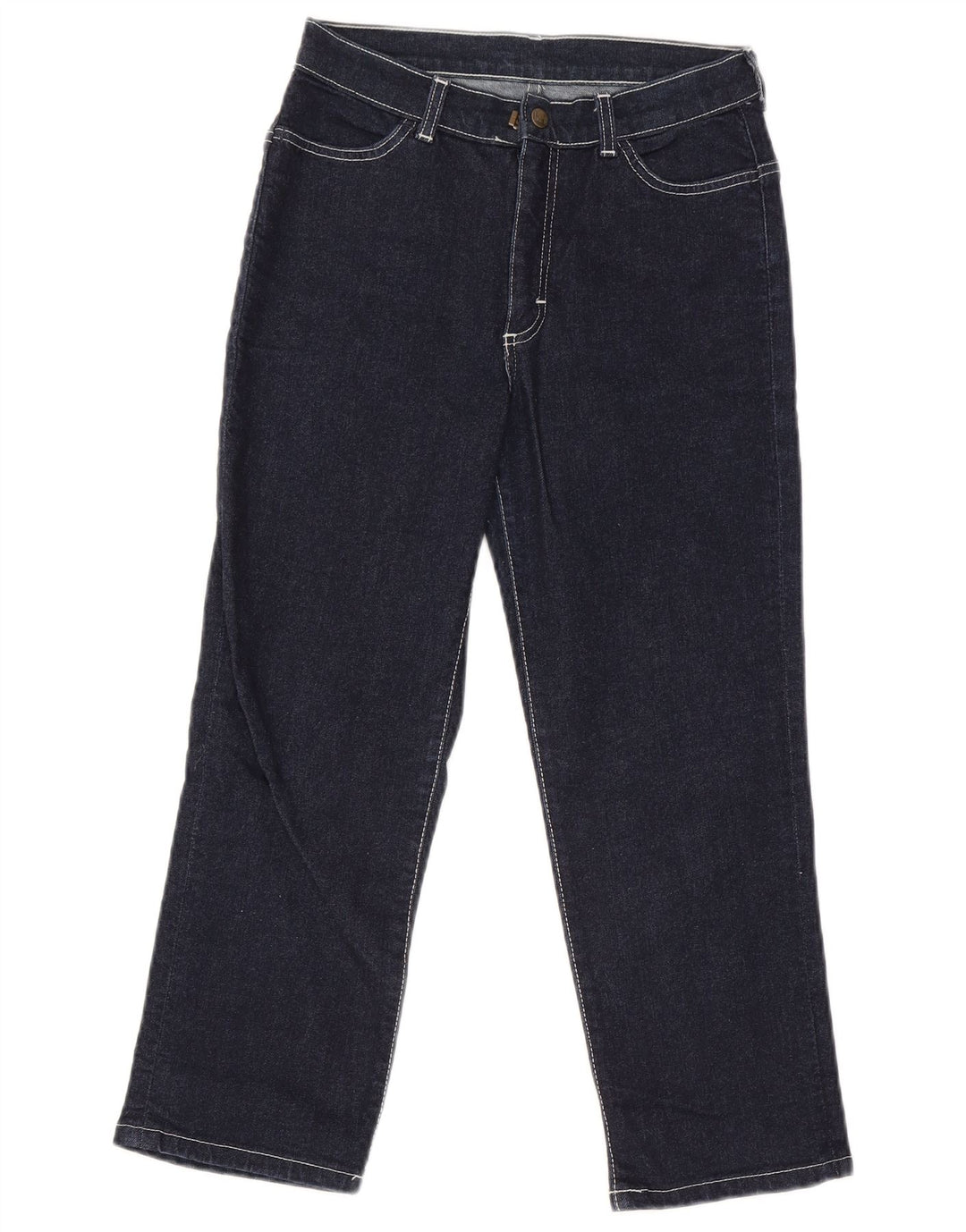 Jeans Capri da donna Lee W28 L23 cotone blu navy