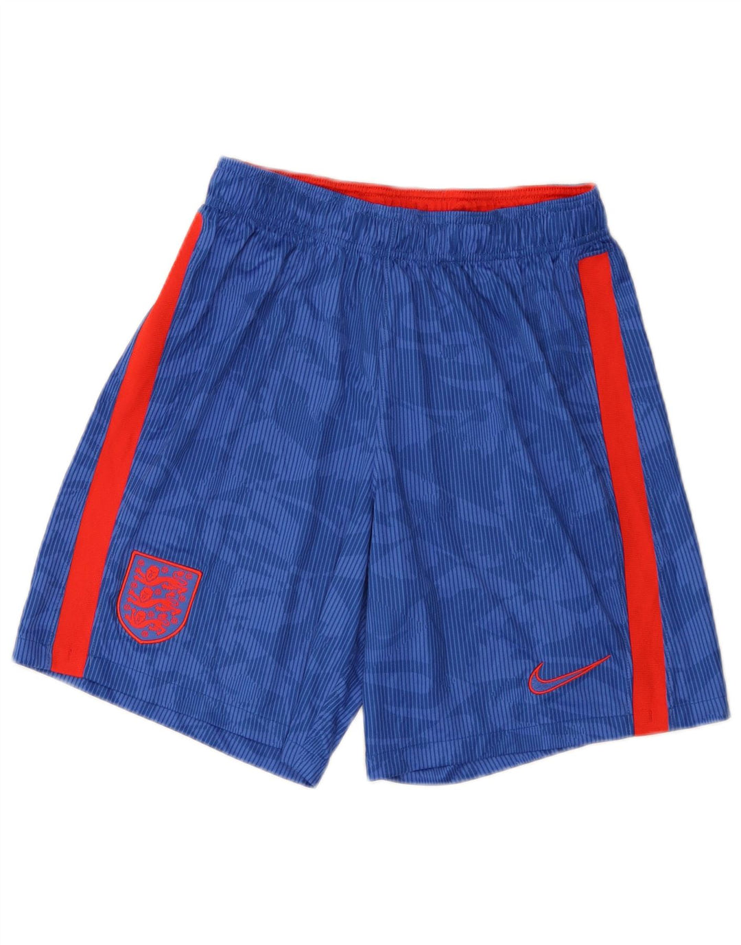 Pantaloncini sportivi da uomo Nike Dri Fit modello astratto, grandi blocchi di colore blu