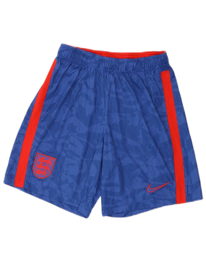 Pantaloncini sportivi da uomo Nike Dri Fit modello astratto, grandi blocchi di colore blu