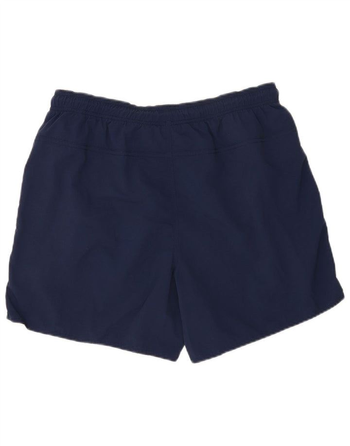 Pantaloncini sportivi da uomo Adidas Large blu navy in poliestere