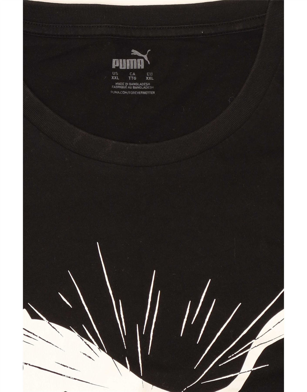 Maglietta grafica da uomo Puma Top 2XL Nera