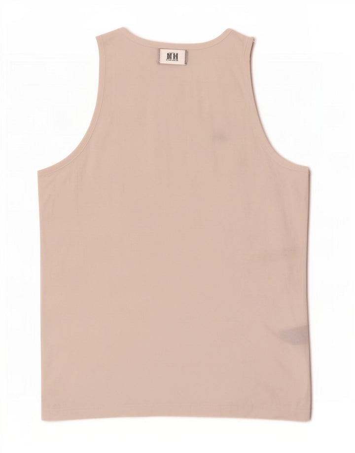 Canotta Uomo Kappa Large Bianca in Cotone