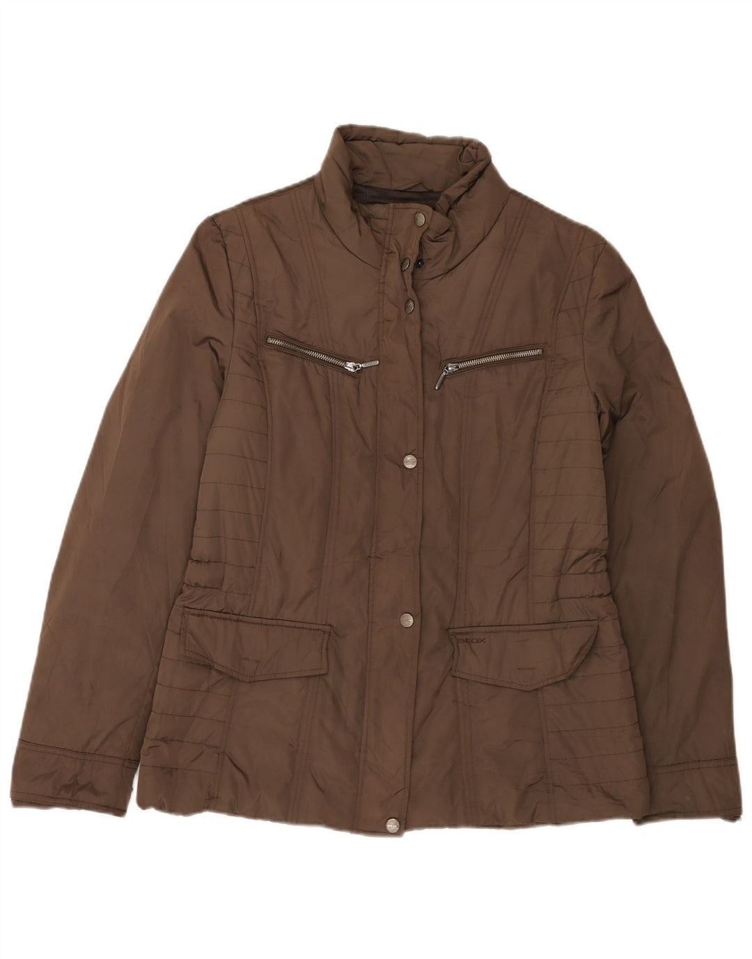 Giacca utility da donna Geox UK 14 Large Marrone Poliestere