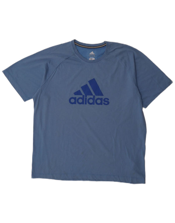 Adidas T-Shirt Grafica Uomo Clima 365 Taglia XL Blu Cotone