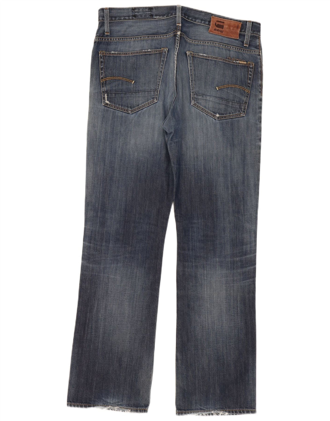 Jeans dritti invecchiati da uomo G-Star W38 L34 Blu