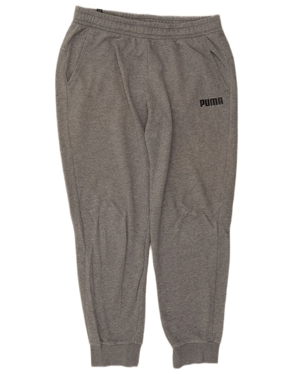 Pantaloni da tuta da uomo PUMA Joggers grandi in cotone chiazzato grigio