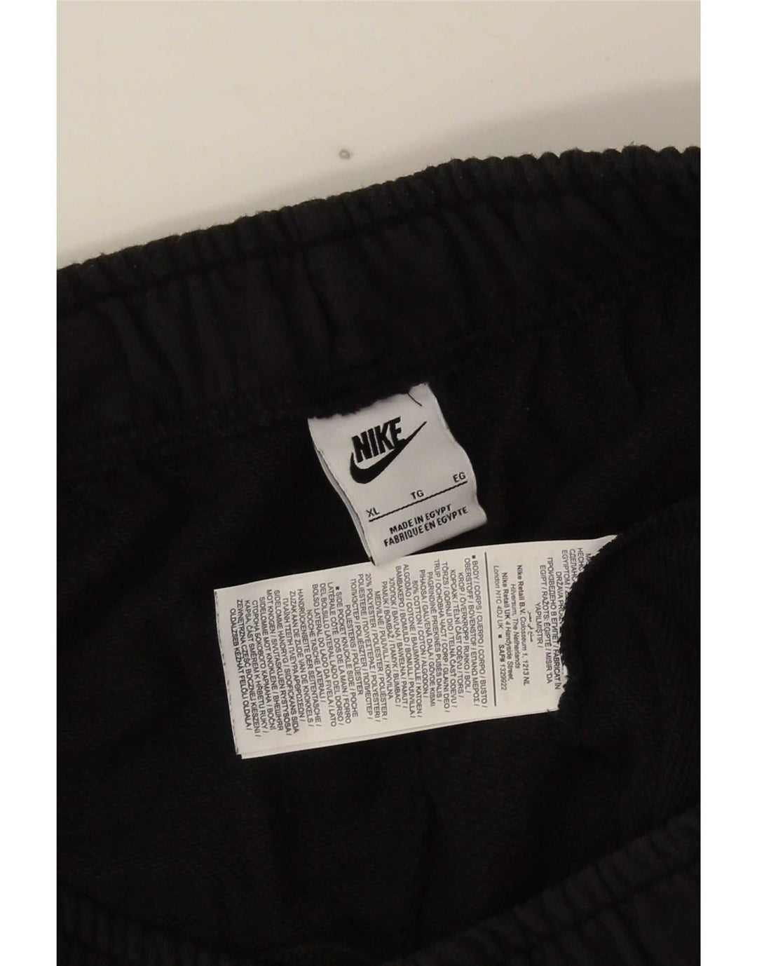 Pantaloncini sportivi Nike Graphic Cargo da uomo XL in cotone nero