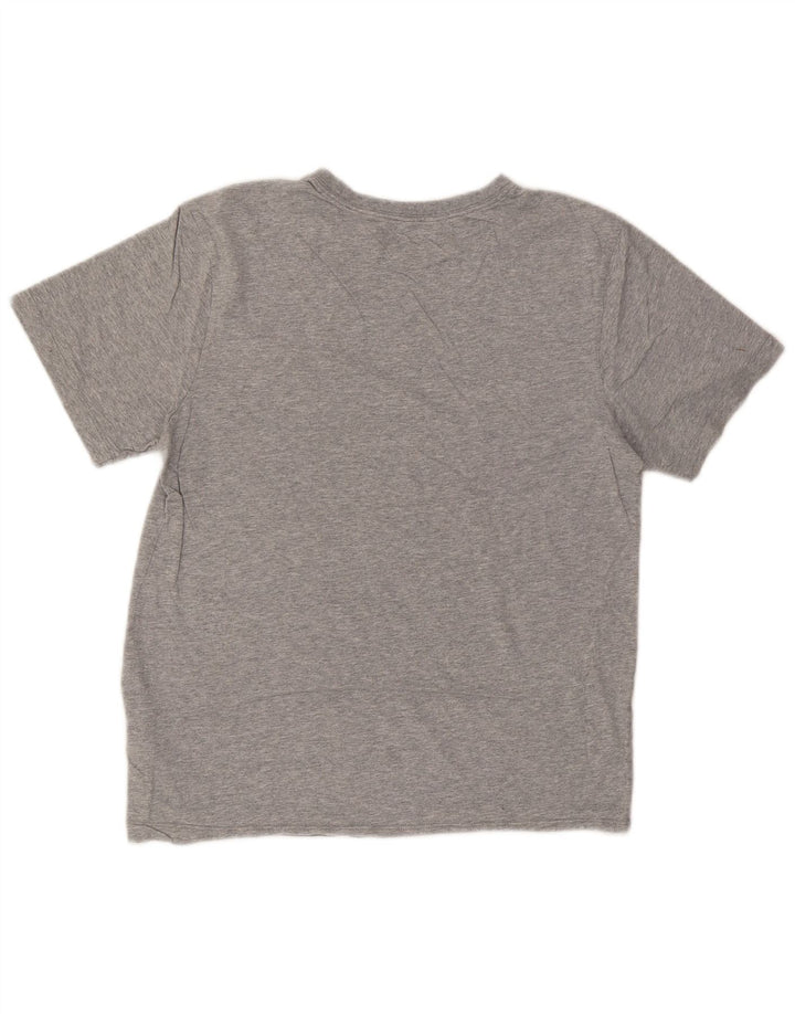 T-shirt Nike da uomo Top Small in cotone chiazzato grigio
