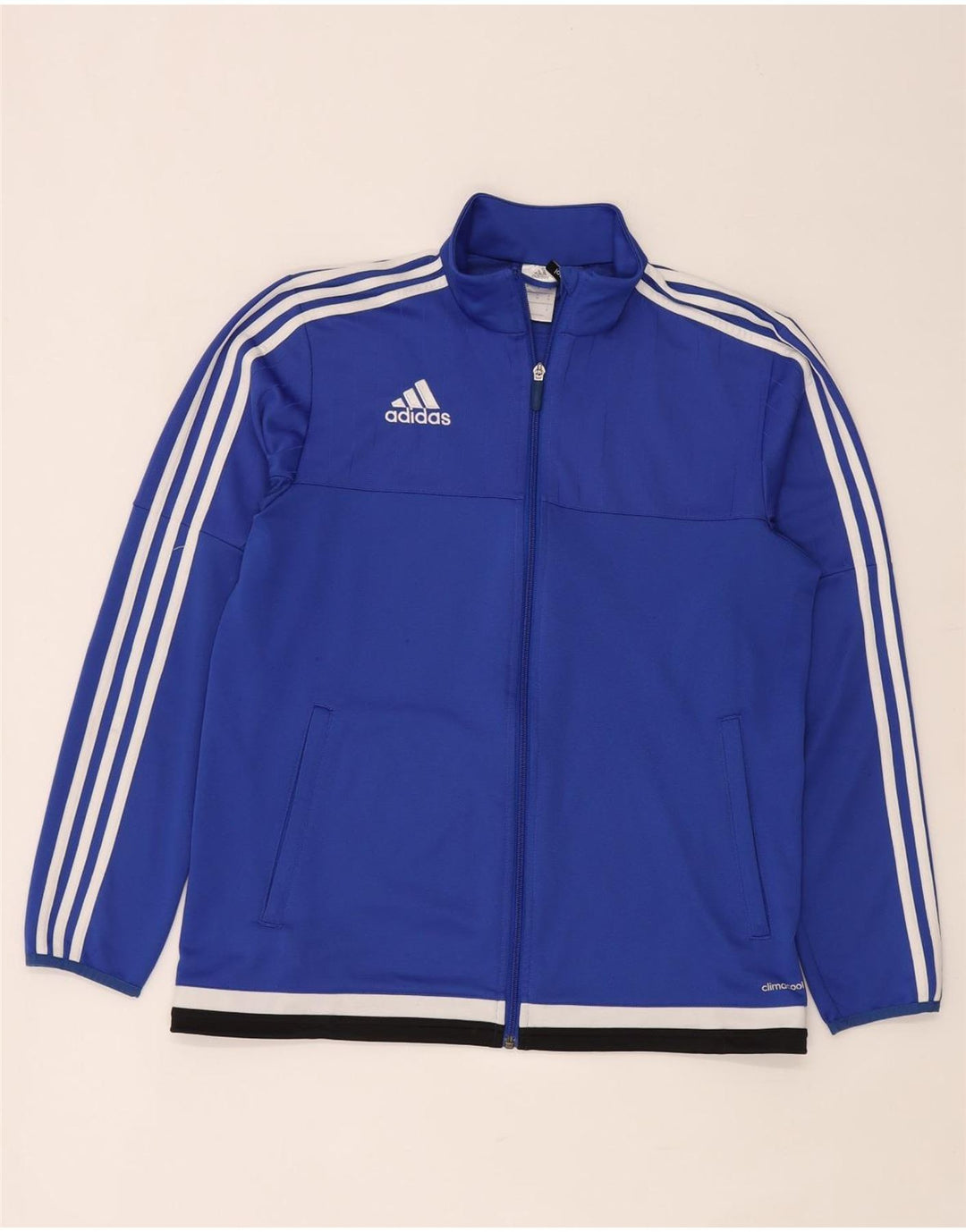 Giacca da allenamento Adidas Climacool da uomo in poliestere blu medio