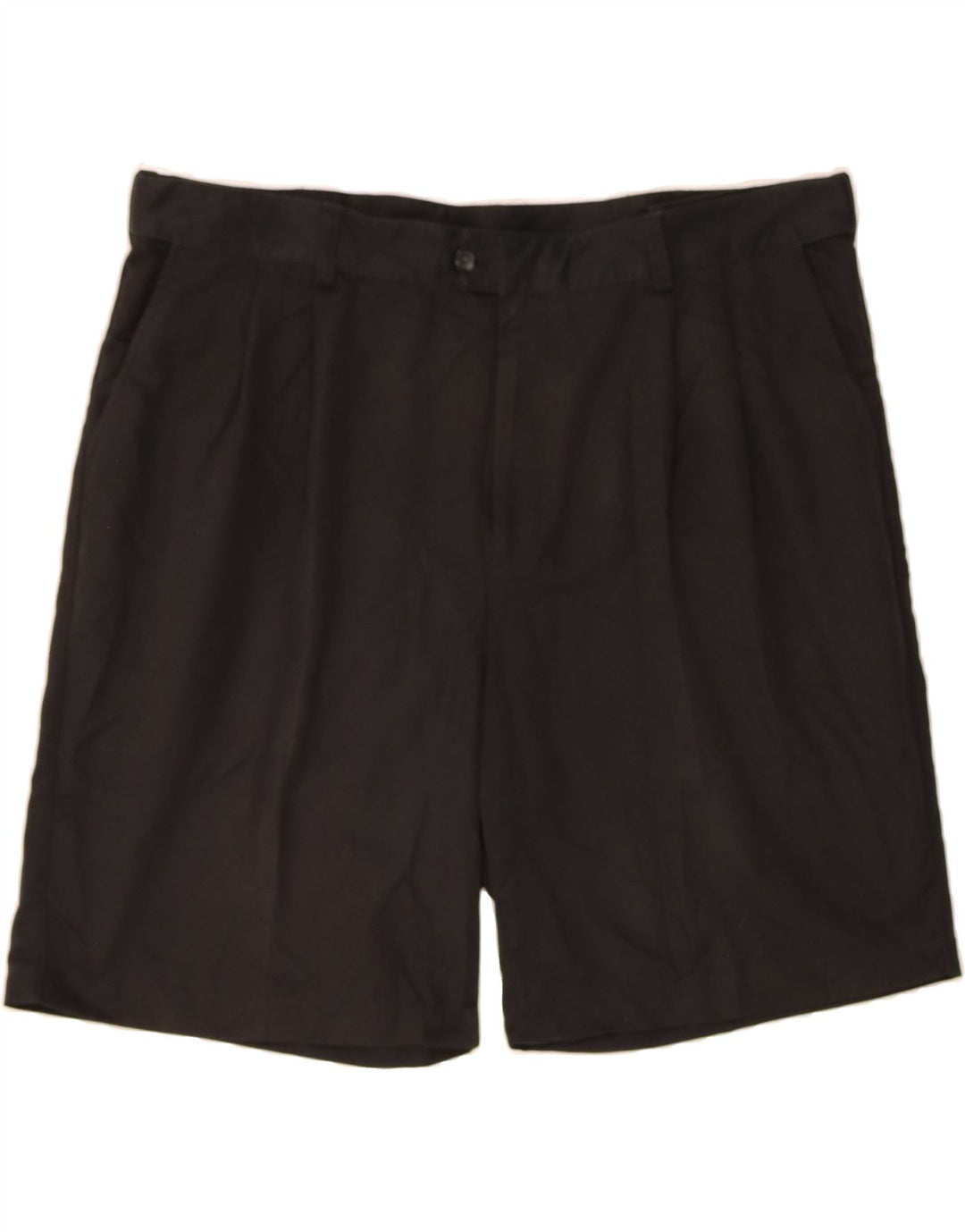 IZOD Mens Pegged Chino Shorts W42 2XL Black Polyester Vintage Izod and Second-Hand Izod from Messina Hembry 