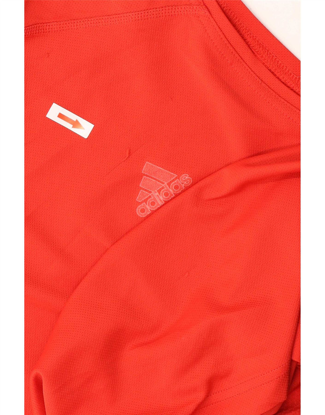 Canottiera Adidas da uomo XL rossa in poliestere color block